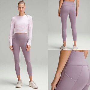 lululemon athletica Lavender Mauve High-Rise Align Leggings